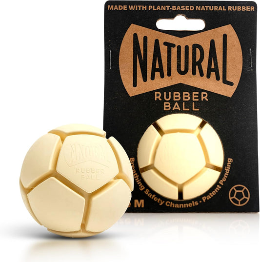 Eco-Friendly Natural Rubber Dog Ball – Durable Chew & Fetch Toy for Medium to Large Dogs