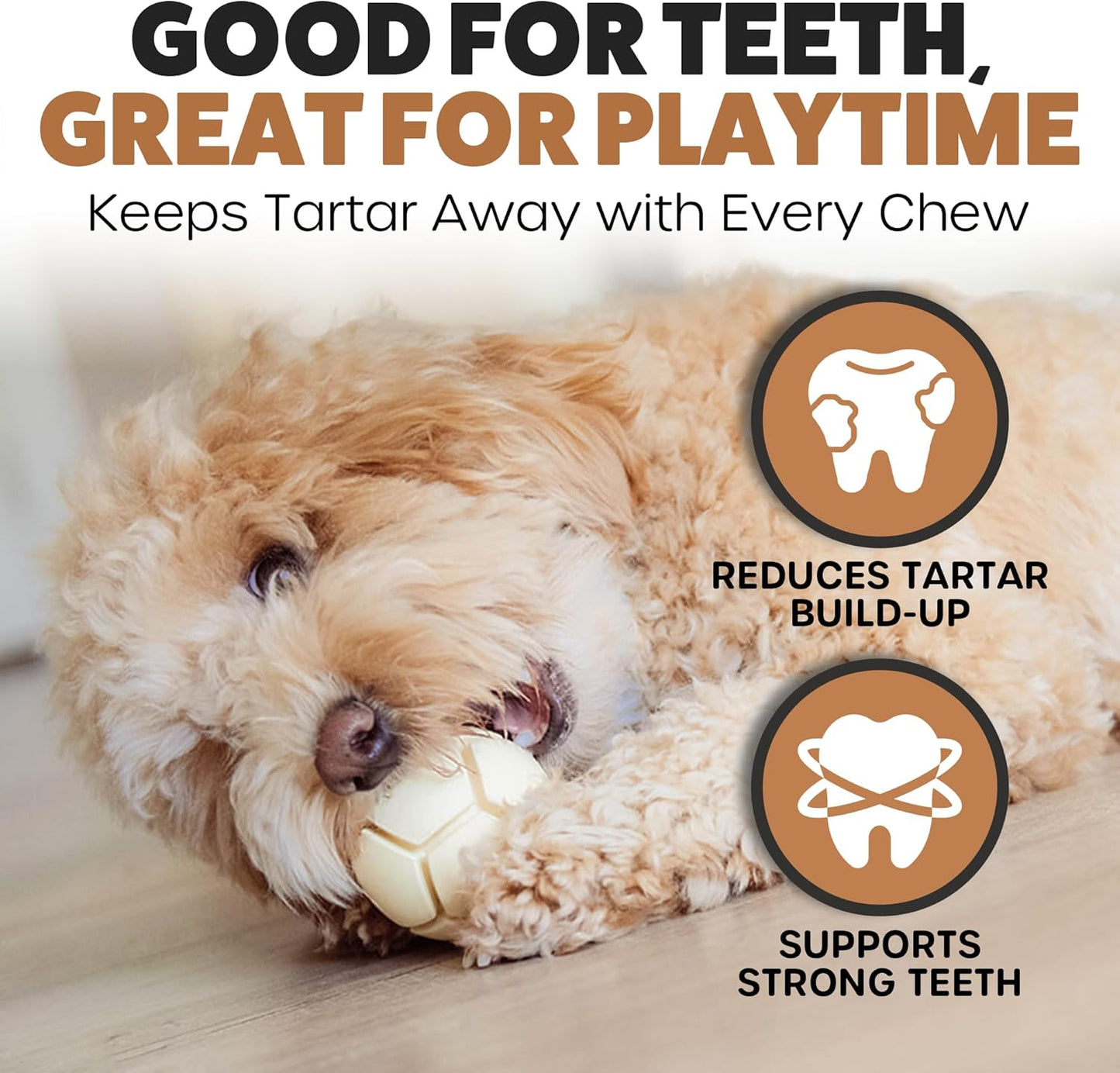 Eco-Friendly Natural Rubber Dog Ball – Durable Chew & Fetch Toy for Medium to Large Dogs